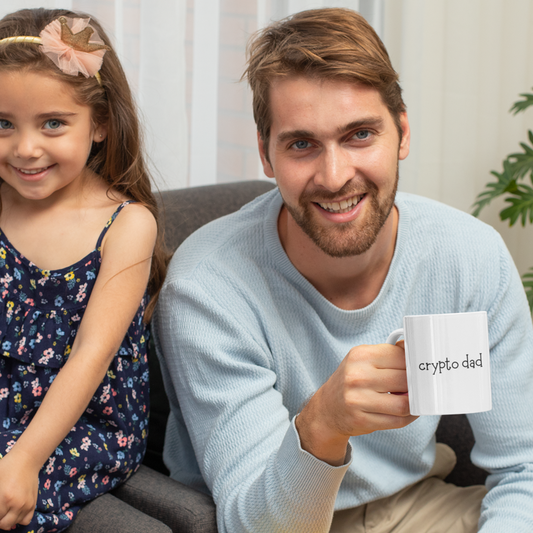 MoonDrip™ – „crypto dad“ Premium Tasse