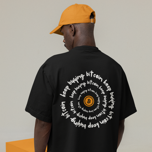 MoonDrip™ – „keep buying bitcoin“ Limited Oversize Shirt