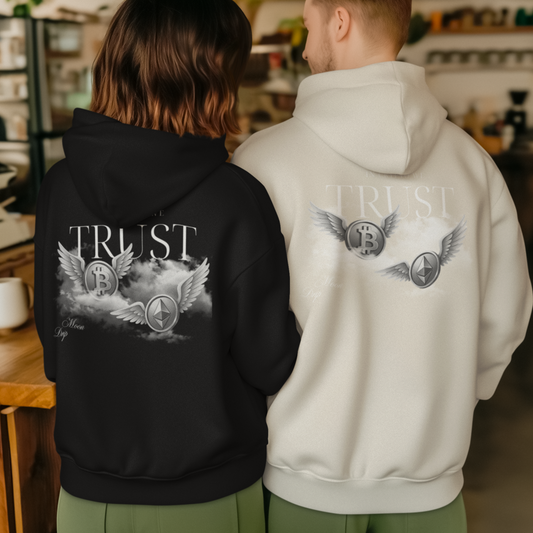 MoonDrip™ – „in crypto we trust“ Limited Oversize Hoodie
