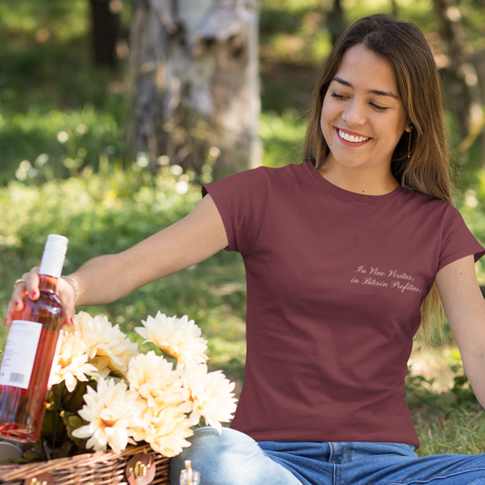 MoonDrip™ – „in bitcoin profitas“ Premium Organic Damenshirt