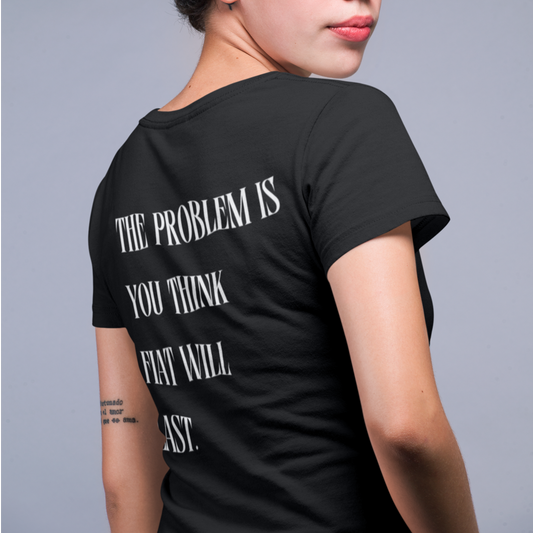 MoonDrip™ – „fiat is dead“ Premium Organic Damenshirt