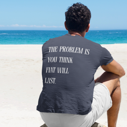 MoonDrip™ – „fiat is dead“ Premium Organic Herrenshirt