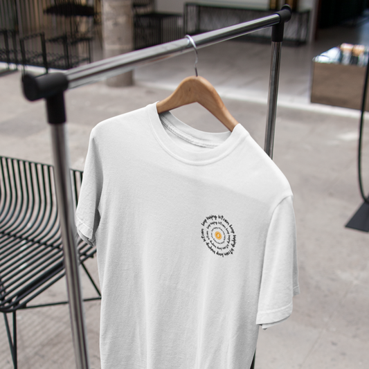 MoonDrip™ – „keep buying bitcoin“ Premium Organic Herrenshirt