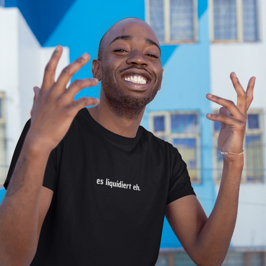 MoonDrip™ – „es liquidiert eh.“ Premium Organic Herrenshirt